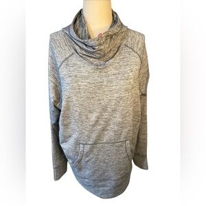 MARC New York Gray Cowl Neck Performance Hoodie  MNY